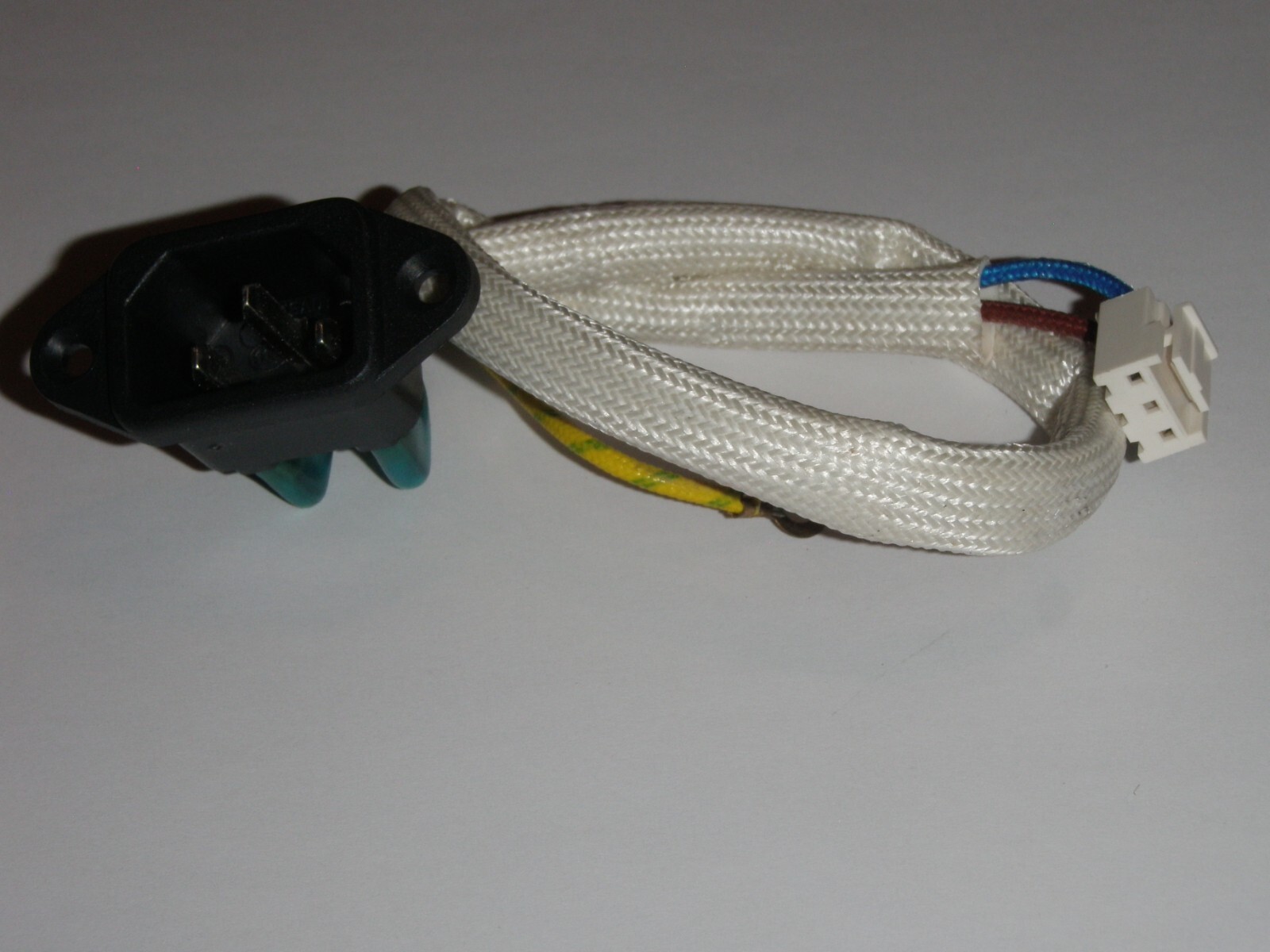 3-pin Power Inlet for Wolfgang Puck Bread Maker Model BBME025 WPBME025