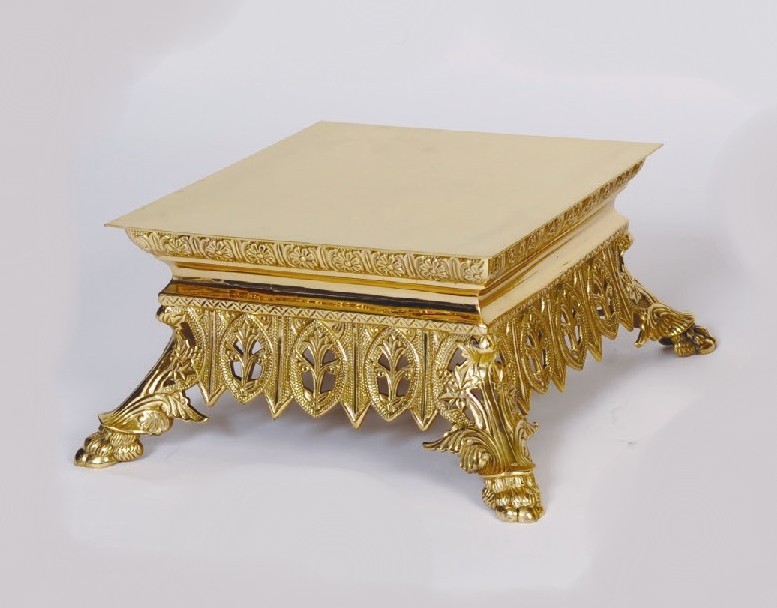 Traditional Church "Tabor" - Solid Brass Monstrance Stand #157 - Thabor