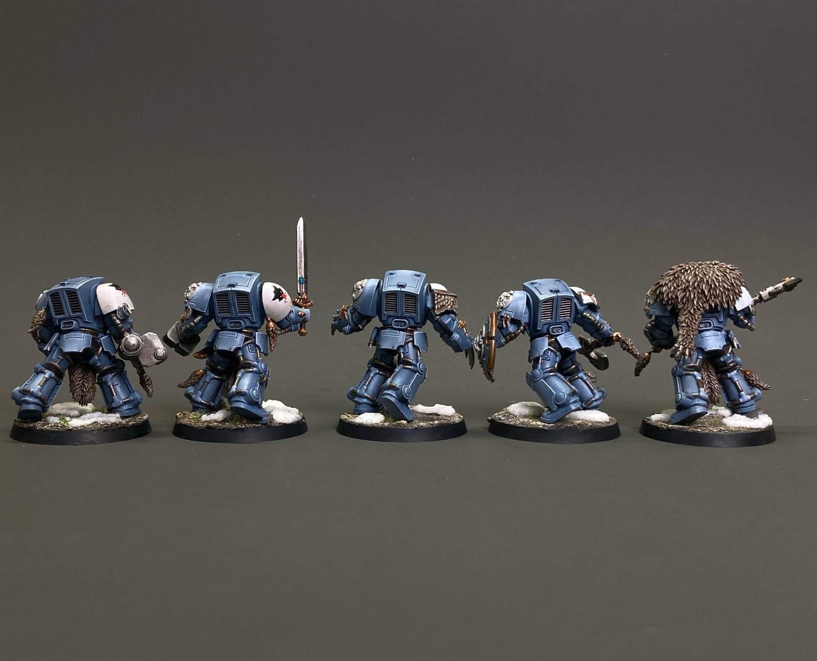 Presale Pro Painted Wolf Guard Terminators Warhammer 40k Space Wolves Commission
