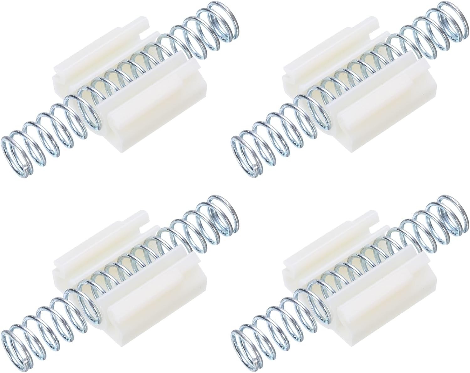 4PCS Bifold Door Hardware Repair Spring Kit Silver Tone Closet Door Replacement