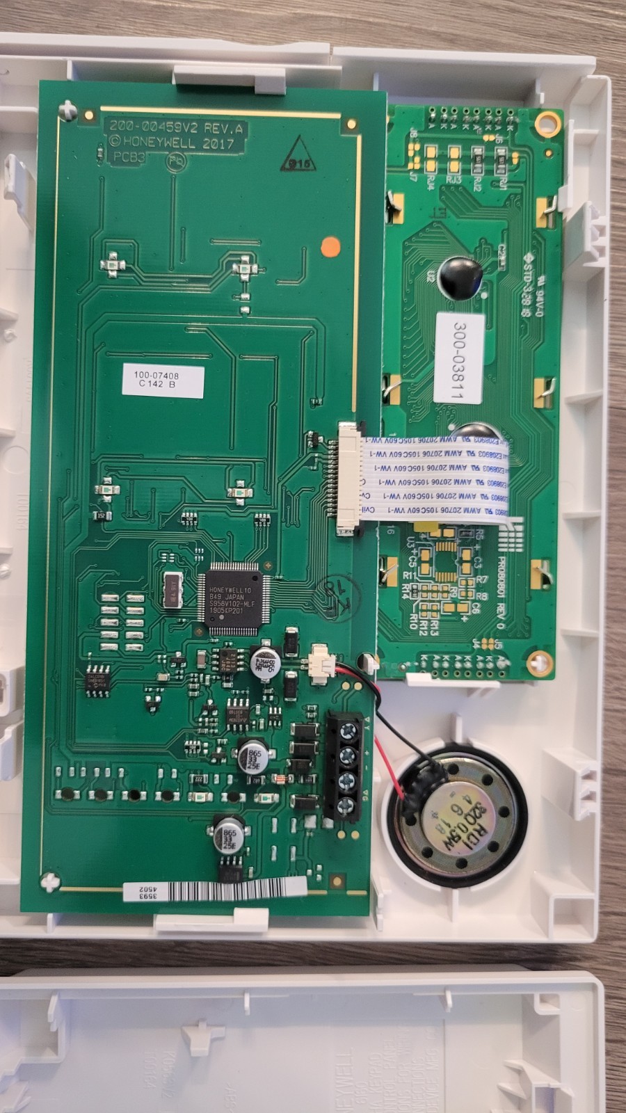 Honeywell 6160 Custom Alpha Alarm Security Control Panel & Keypad White