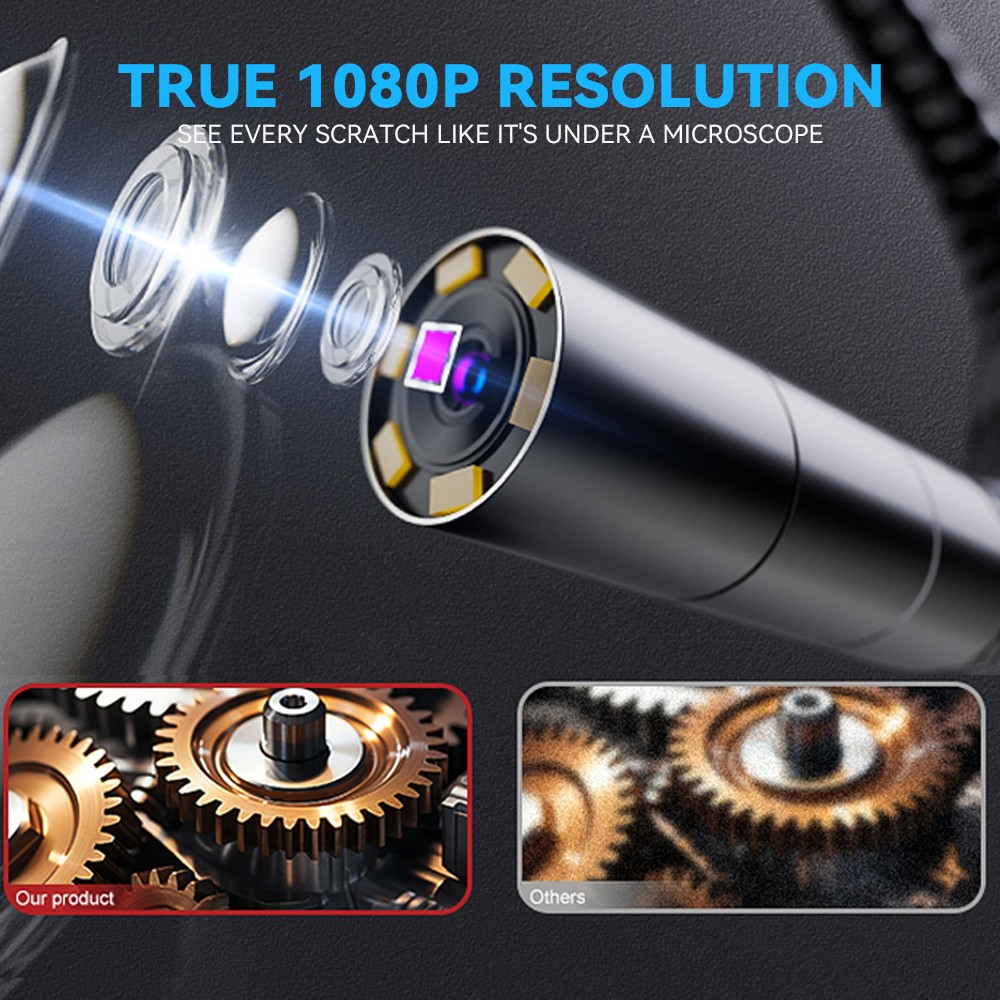 Two-Way Articulating Borescope Teslong Industrial Endoscope Inspection Camera