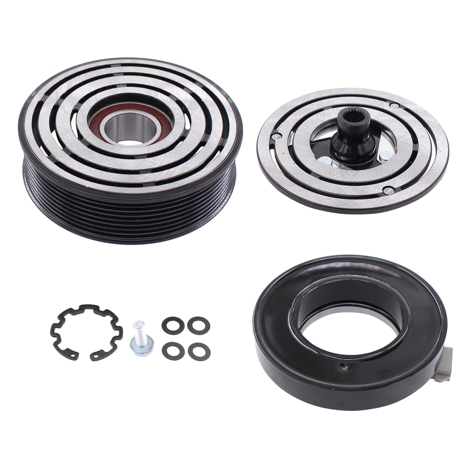 AC A/C Compressor Clutch Assembly Kit for F-250 F-350 F-450 F-550 Super Duty 7.3