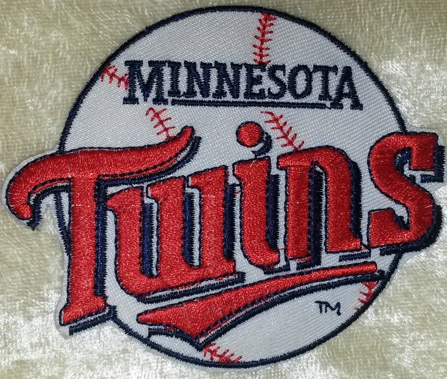 Minnesota Twins 3.5" Iron /Sew On Embroidered Patch~ Free Tracking!