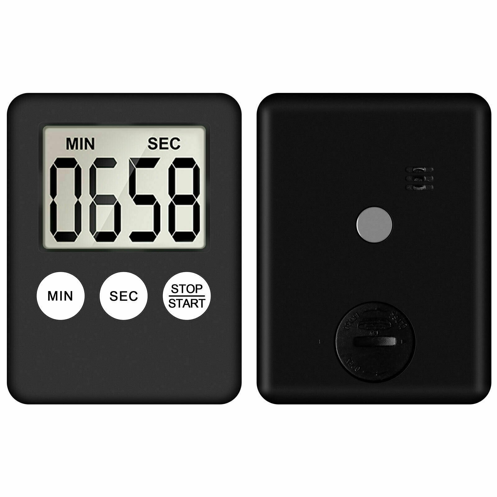 Large LCD Digital Kitchen Cooking Timer Count-Down Up Clock Loud Alarm Magnetic