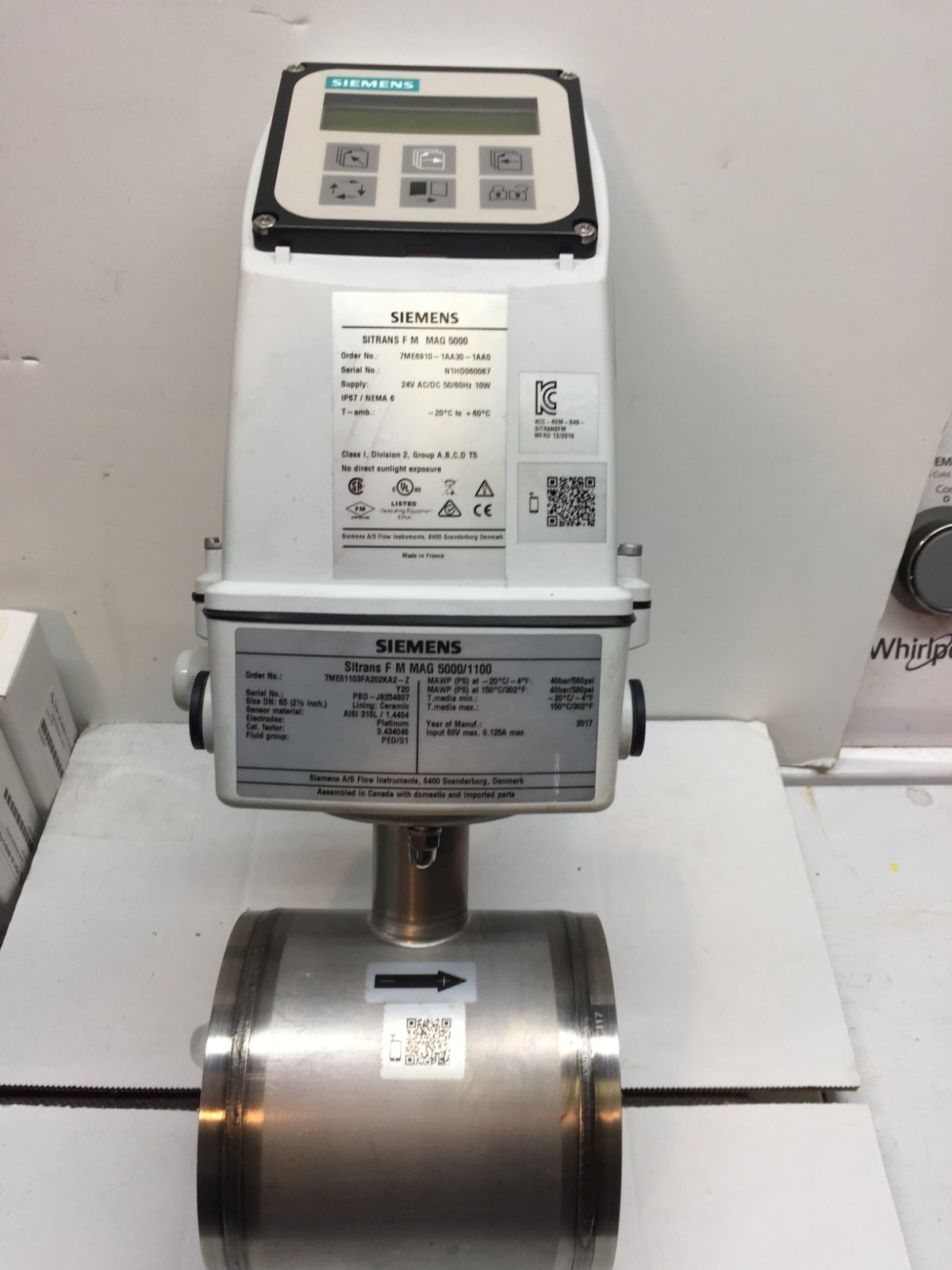 SIEMENS SITRANS F M MAG 5000 WITH SITRANS F M MAG 5000/1100 (B-5)
