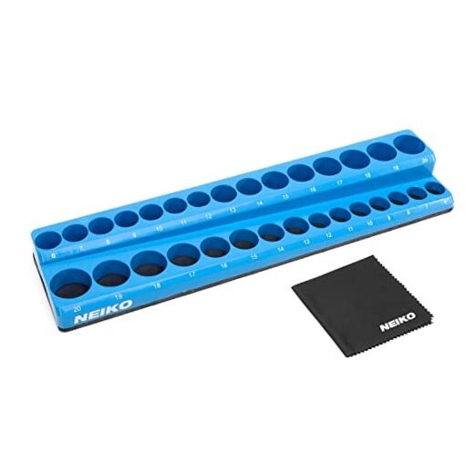 03971A Magnetic Socket Metric 30 Hole Magnetic Organizer, 6–20 MM 3/8" Drive