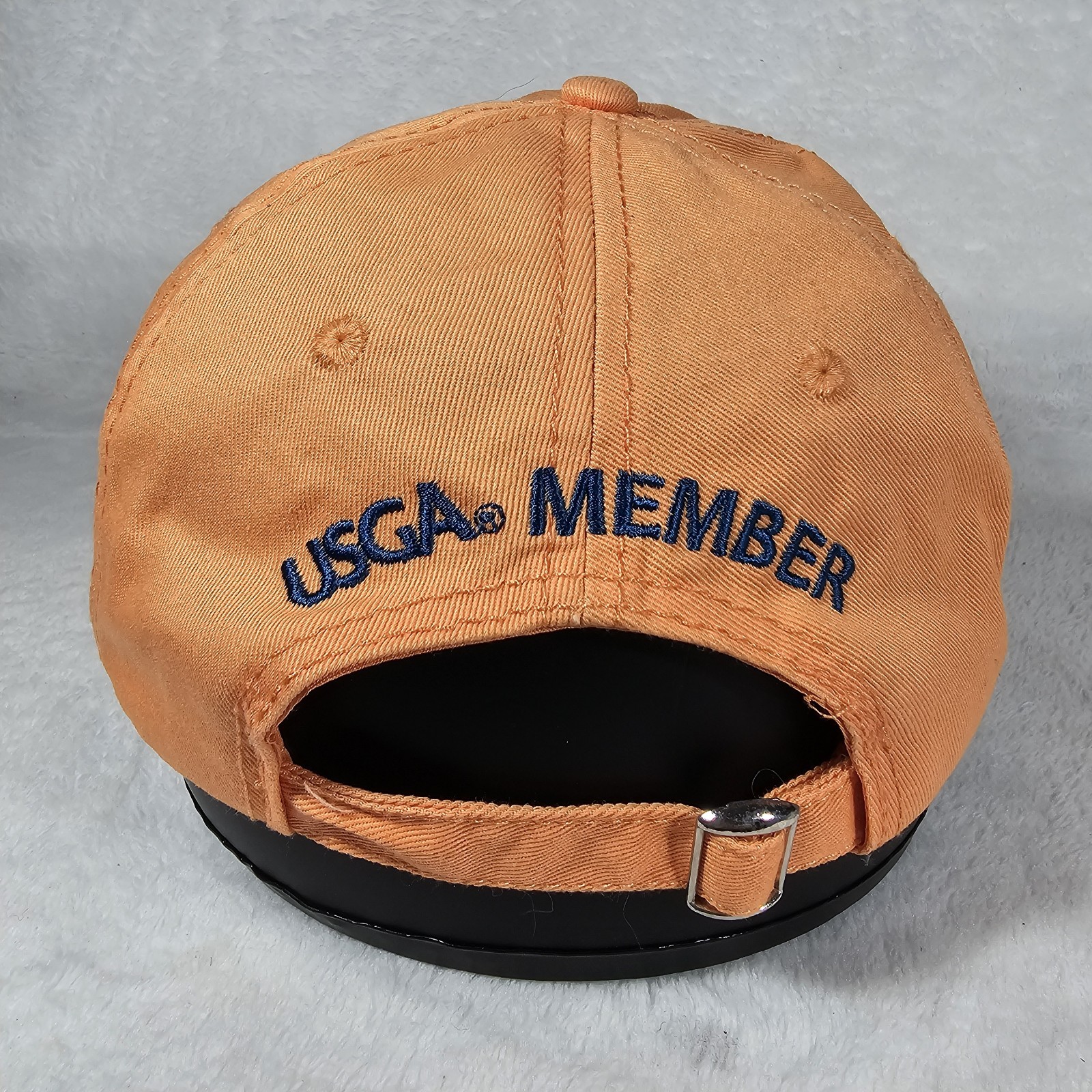 US Open 2015 Golf Hat Cap Orange Adjustable OSFA Strap USGA Member Chambers Bay