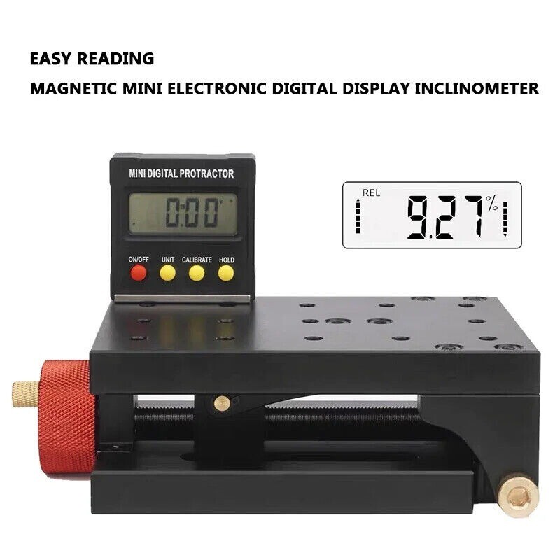 Adjustable Angle Platform Inclination Worktable Tilted Drilling Base Tool