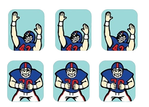 Drop Target Monday Night Football New Pinball Decal Stickers Set 2 ea