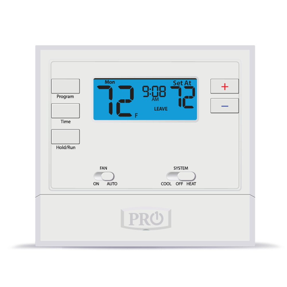 Pro1 IAQ T605-2 Single-Stage Programmable Thermostat, 1H/1C