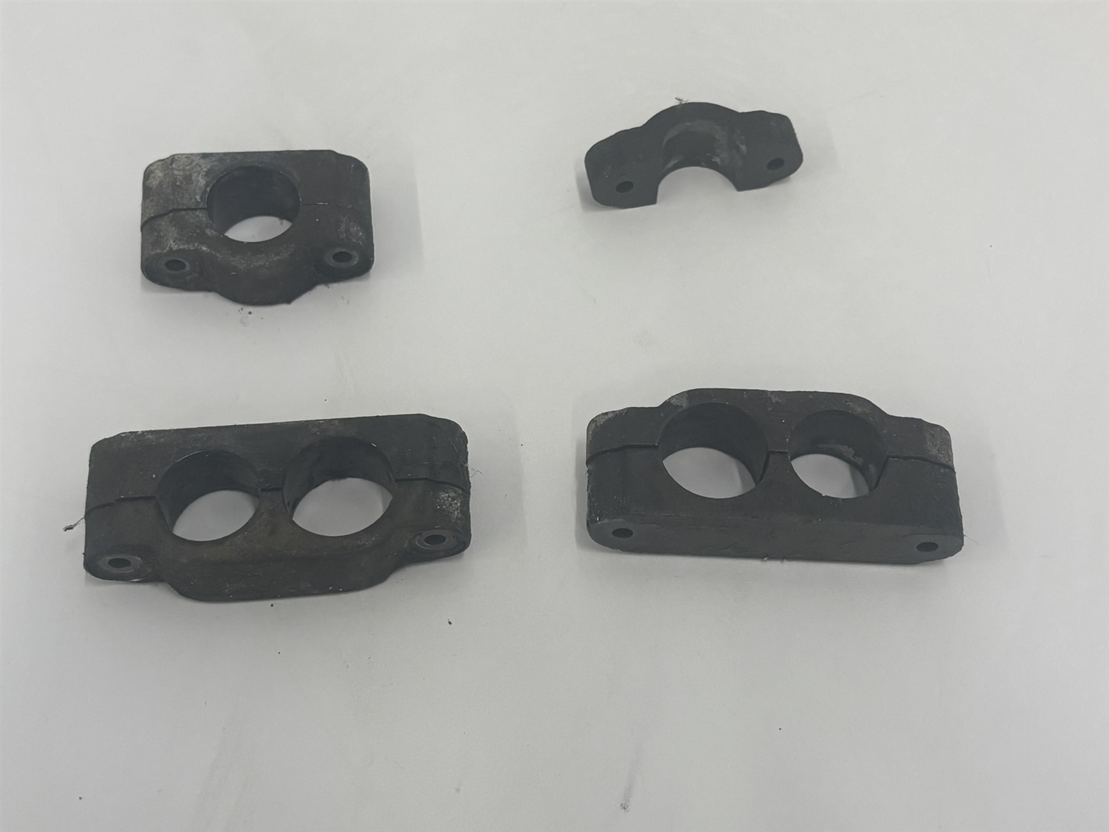 1956 Cessna 172 Rudder Bar Pedal Bearing Support Clamps 0411263 0411264