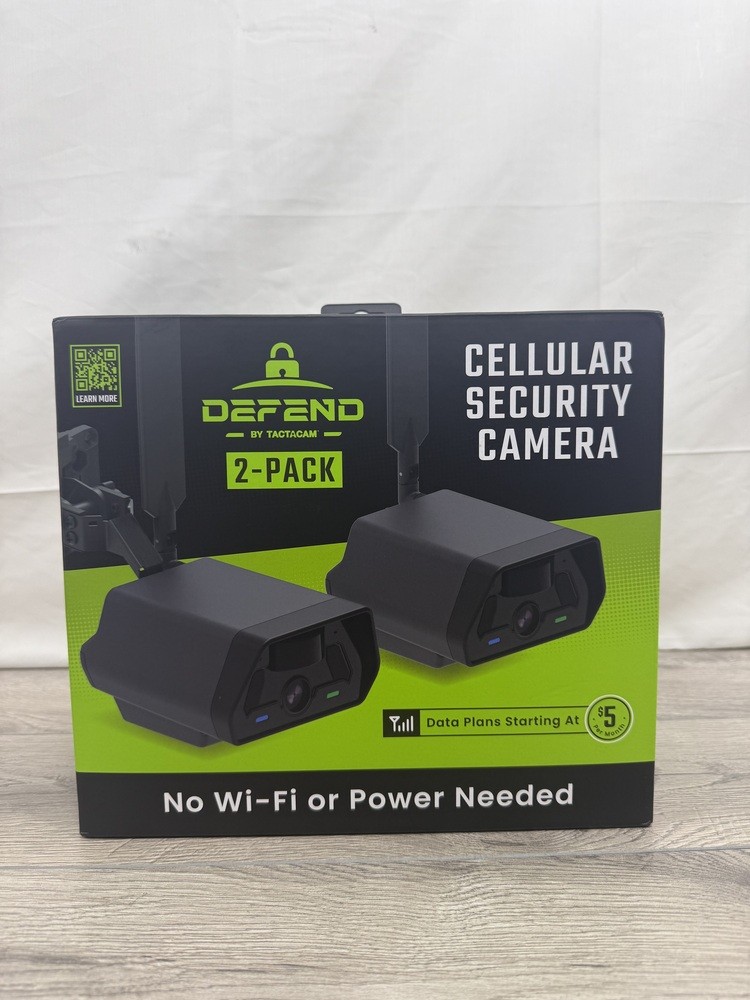 Tactacam DEFEND (Gen 1) Cellular Security Camera 2-Pack DFD-GRD02 Blk