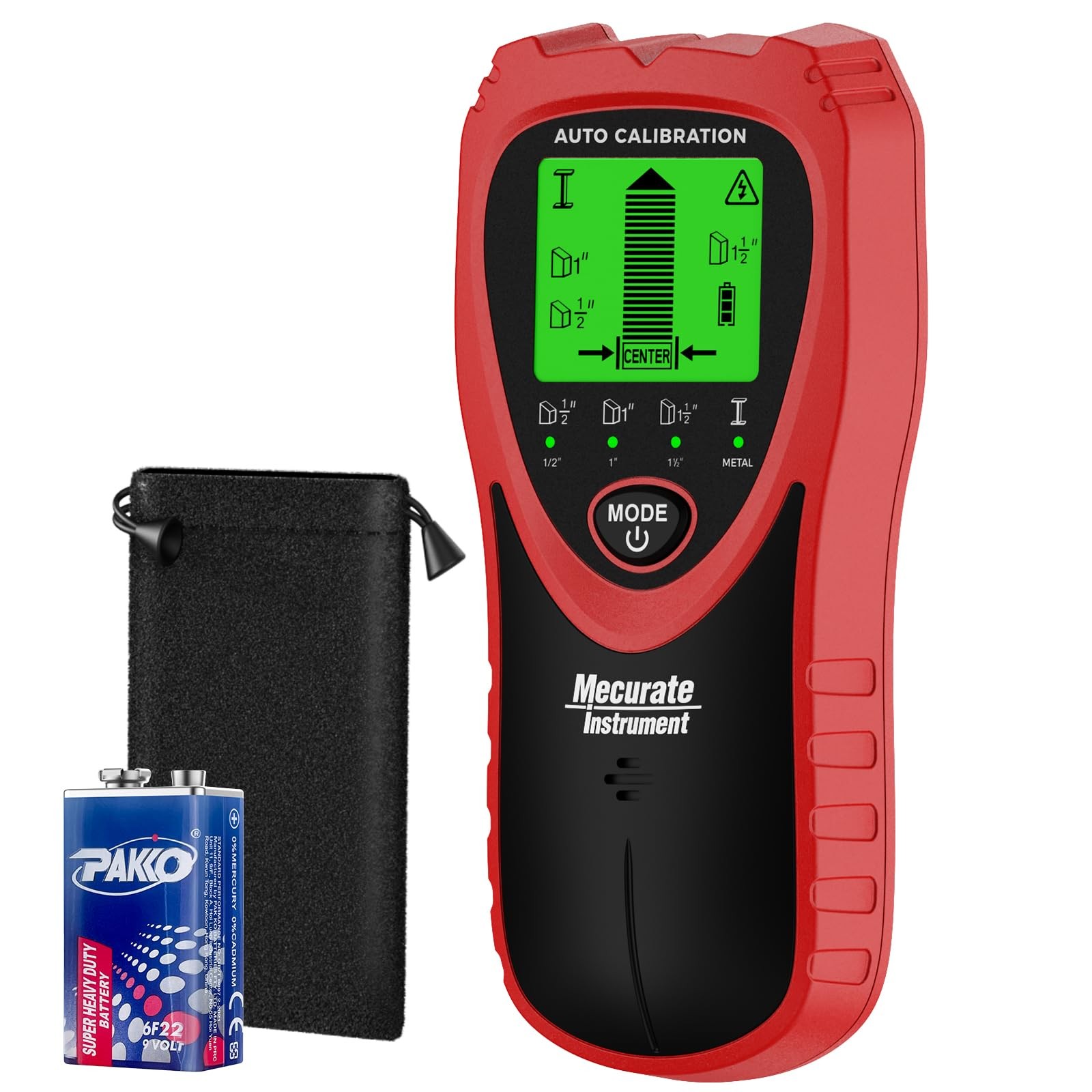 Stud Finder Wall Scanner with Fast Auto Calibration, 4-Mode Wall Stud Detecto...