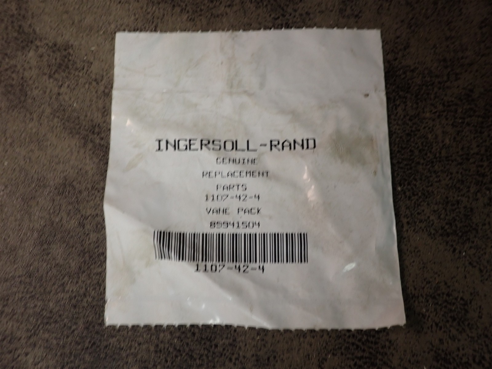 NEW Ingersoll Rand 1107-42-4 Genuine Replacement Parts Vane Pack (BN168)