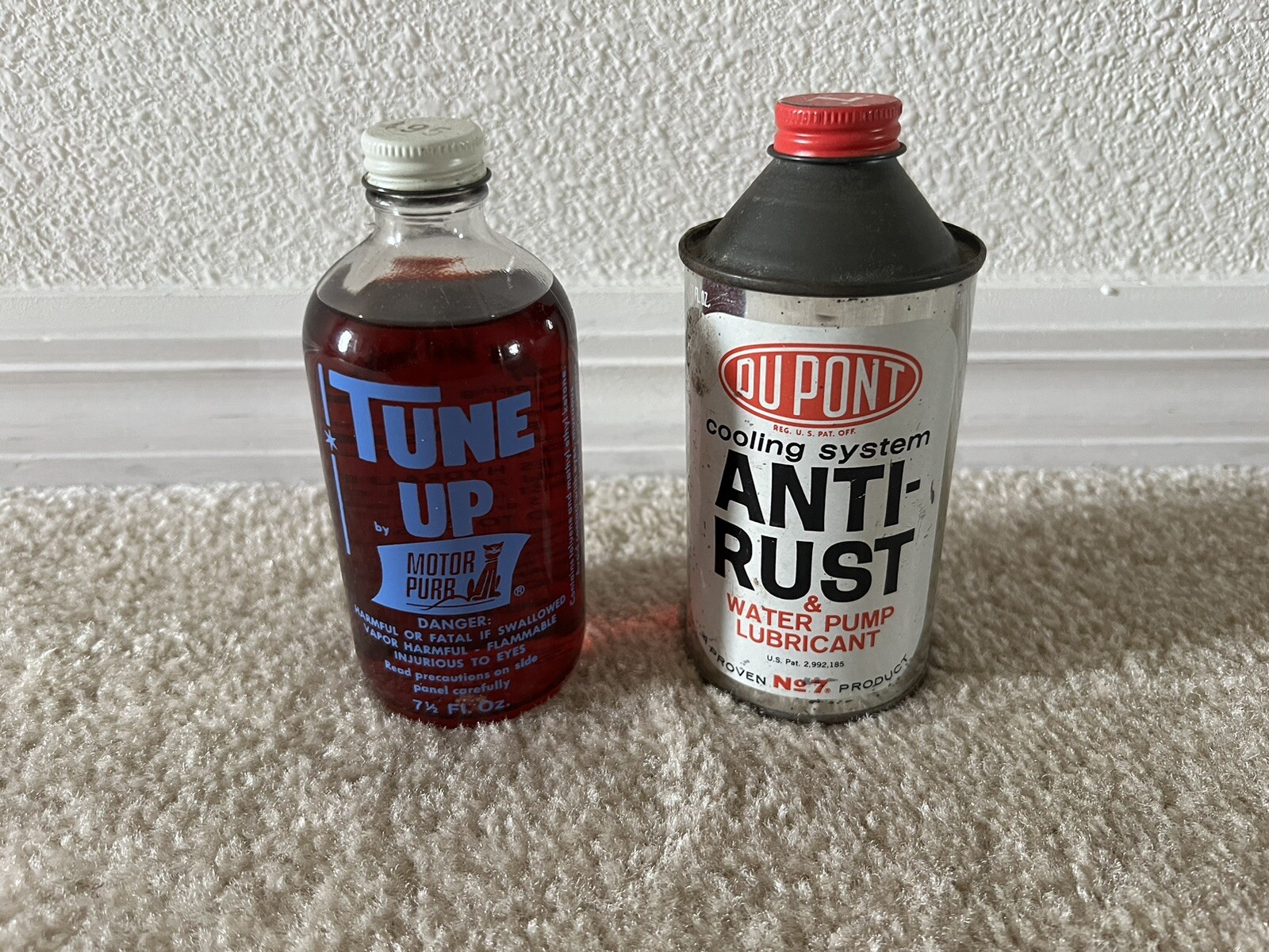 Glass Bottle Motor Purr Tune Up 7 1/2 FL. OZ. Part #1001 USA Made