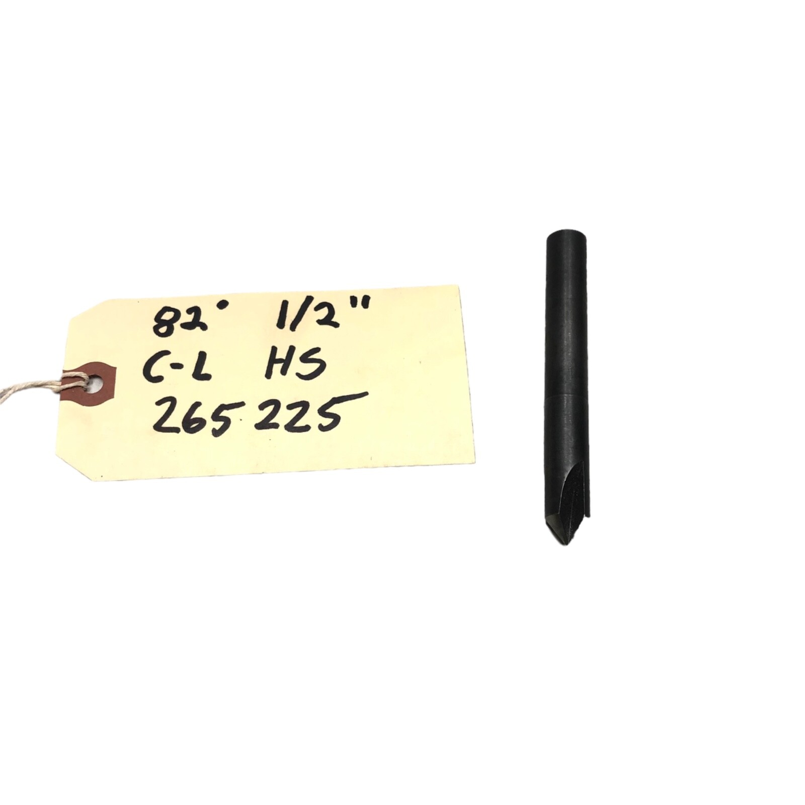 1/2" Countersink Bit 2 Flute, 1/2" Shank, HSS, 82°, 265225