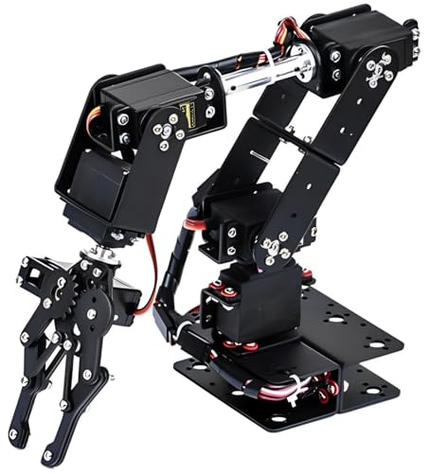 6DOF Mechanical Arm Claw Kit, Manipulator Industrial Robot Mechanical Arm Aut...