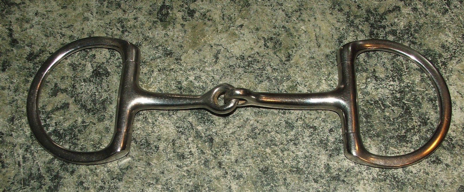 Stainless Steel Used D-Bit 4 3/4 inch Snaffle bit