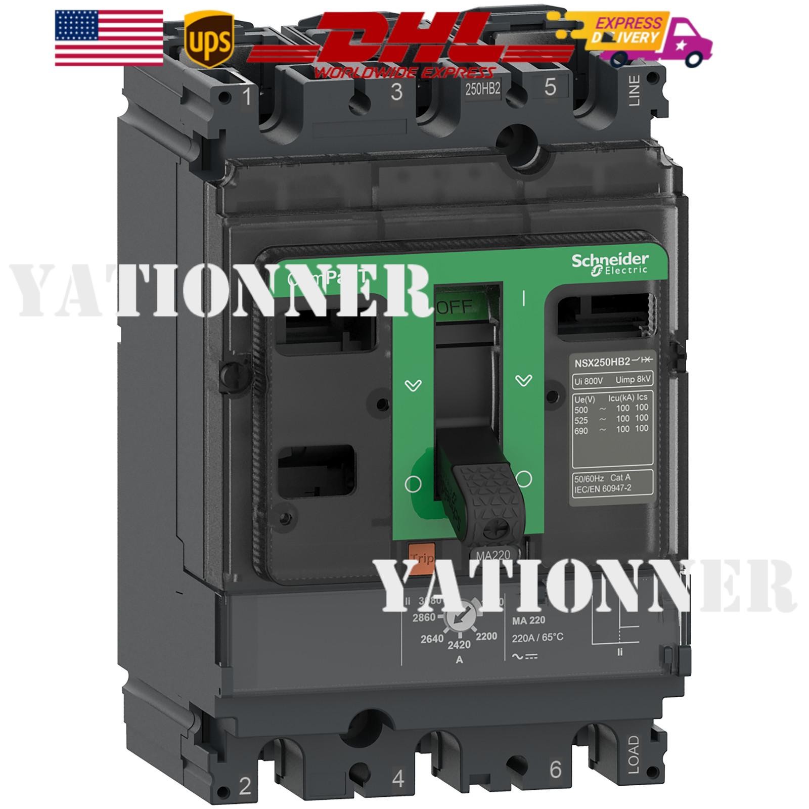 Schneider Electric C16N3MA150 NSX160N dsj MA 150A 3P3D-