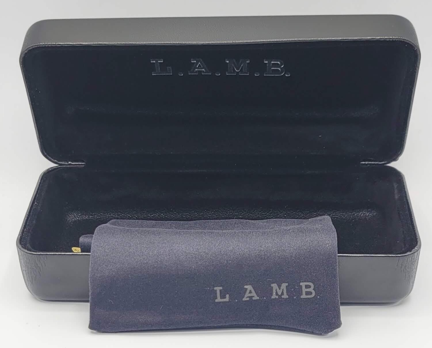 **LARGE** - NEW - AUTHENTIC - L.A.M.B. - GLOSS BLACK - HARD SUNGLASSES CASE
