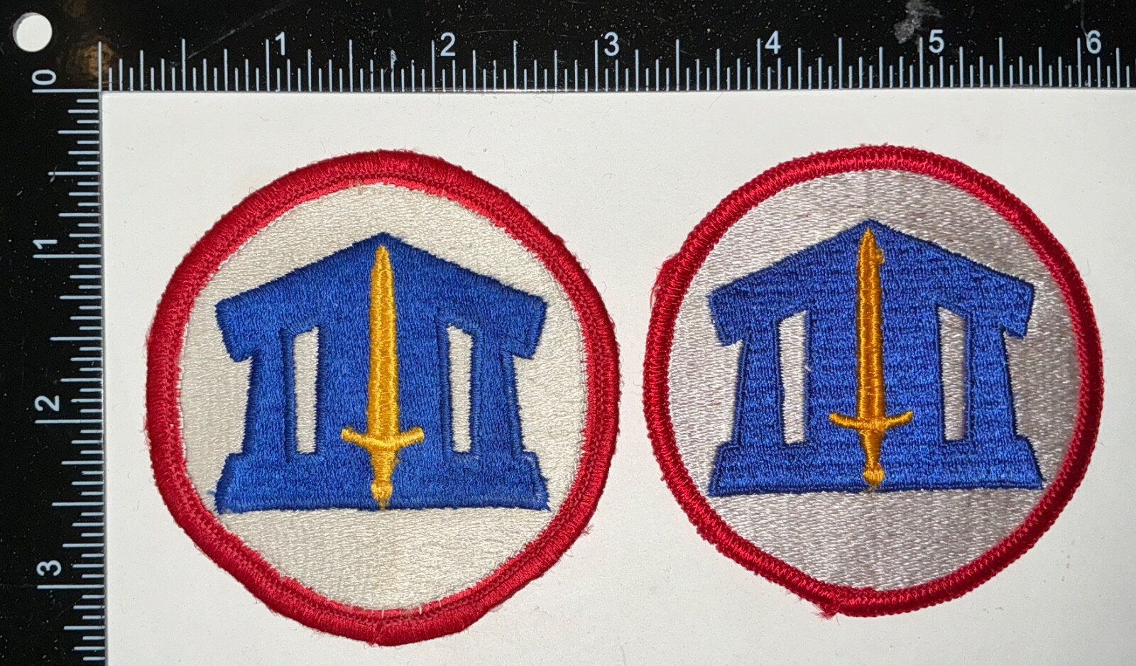 College 3rd Region Army Reserve Officer Training Corps ROTC Patch