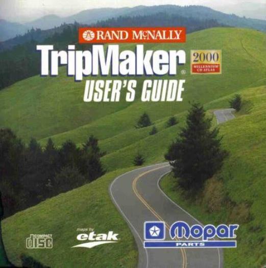 Rand McNally TripMaker 2000 PC CD create trip & routes street road mapping tool