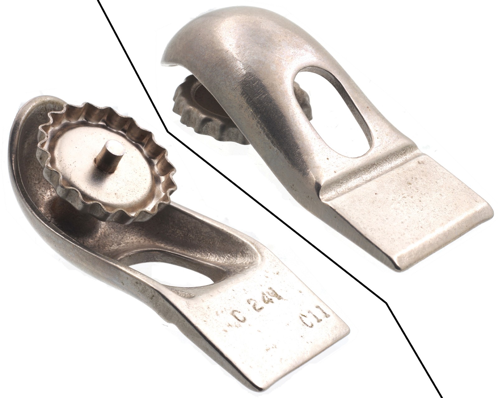 Orig. Later Type Nickel Plated Cap for Stanley No. 110 Plane - mjdtoolparts