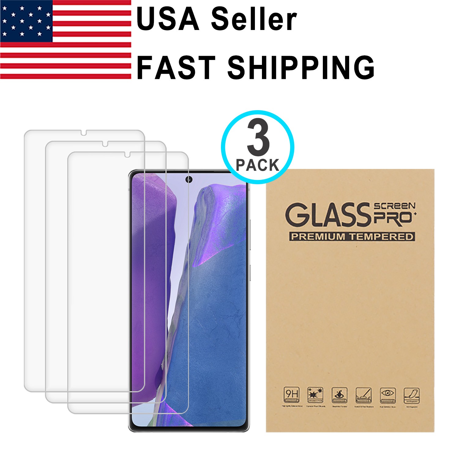 3PK Hydrogel Film Screen Protector For Samsung Galaxy Note 20 5G/20 Ultra 5G