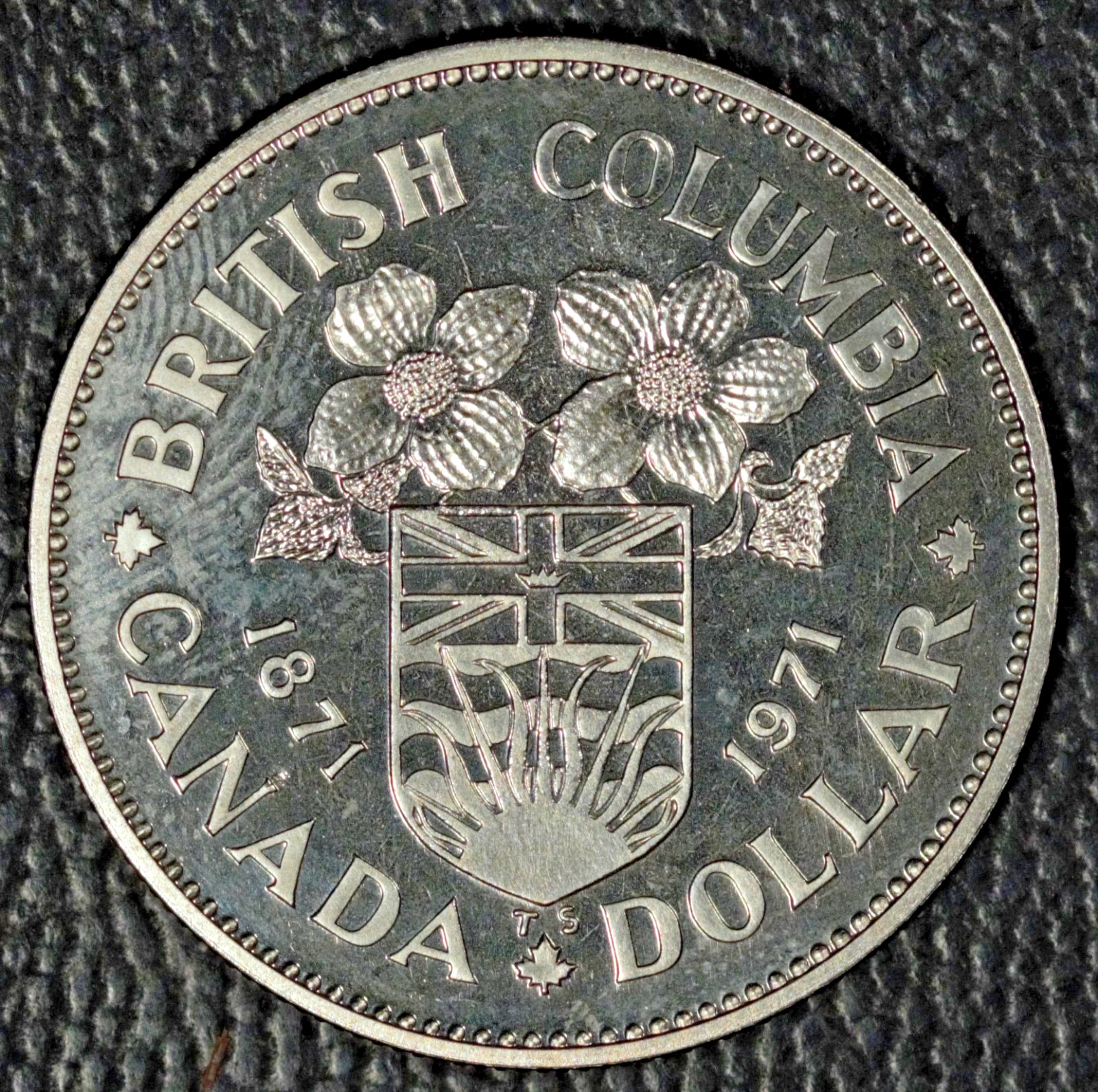 1971 Canada One Dollar, Gem BU, non silver