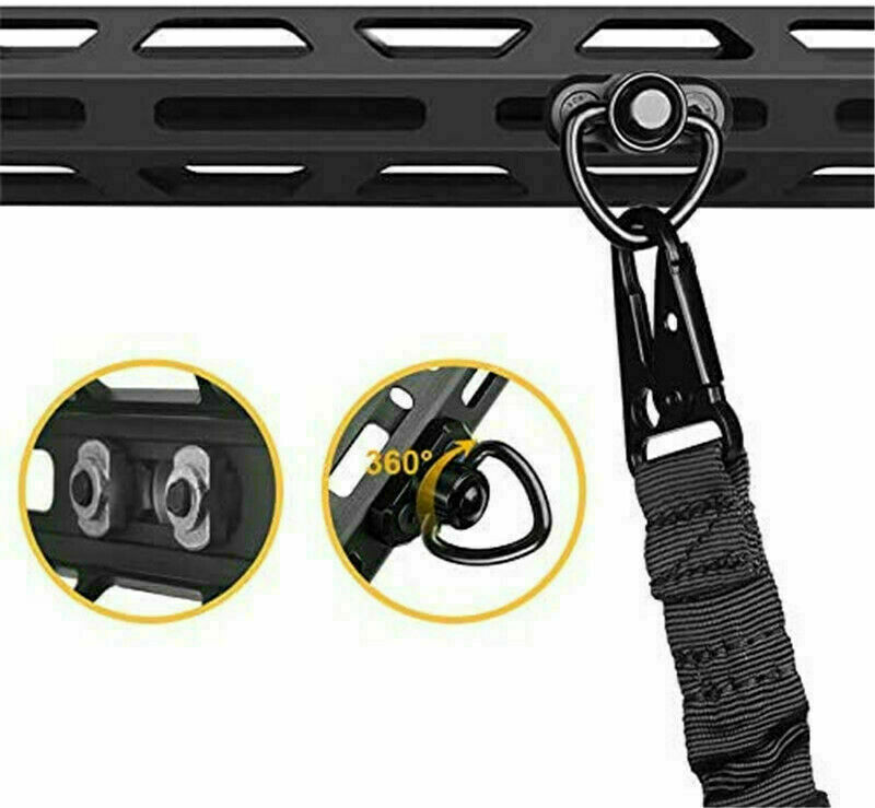 2Pack M-LOK MLOK Quick Release Sling Mount Push Button QD Sling Swivel Adaptor