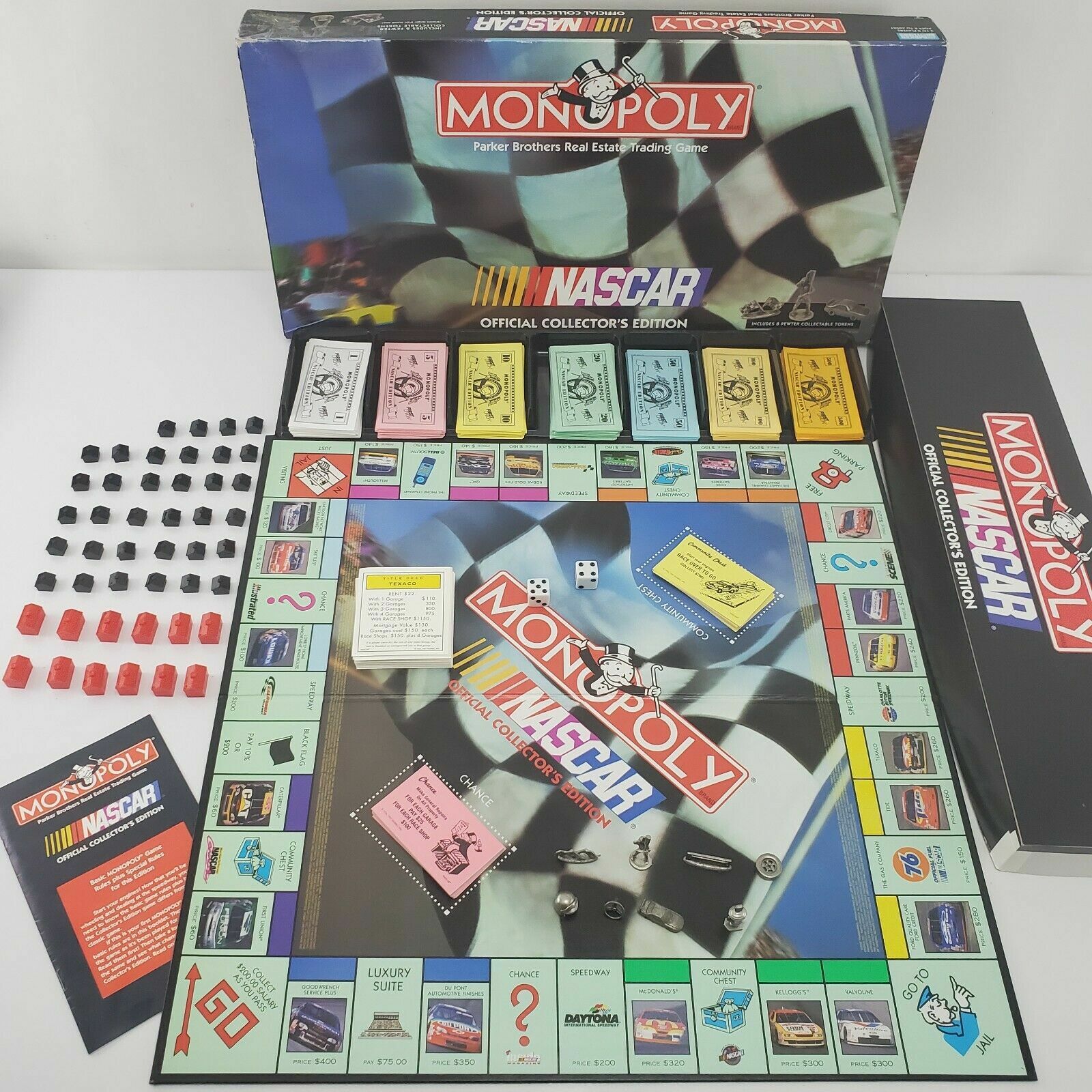 1997 Monopoly NASCAR Official Edition Replacement Game Parts/Pieces  - You Pick