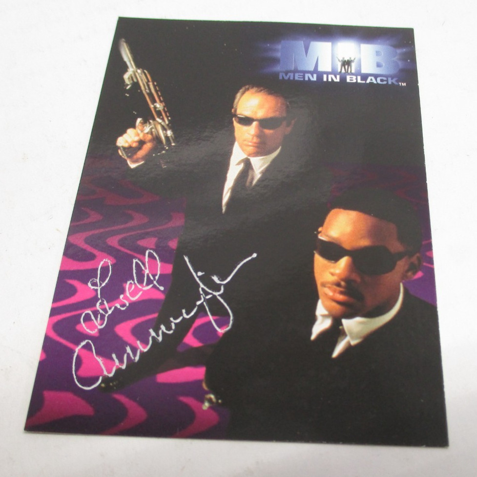 1997 Signed MEN IN BLACK Promo Card LOWELL CUNNINGHAM (Writer) COA CM6078