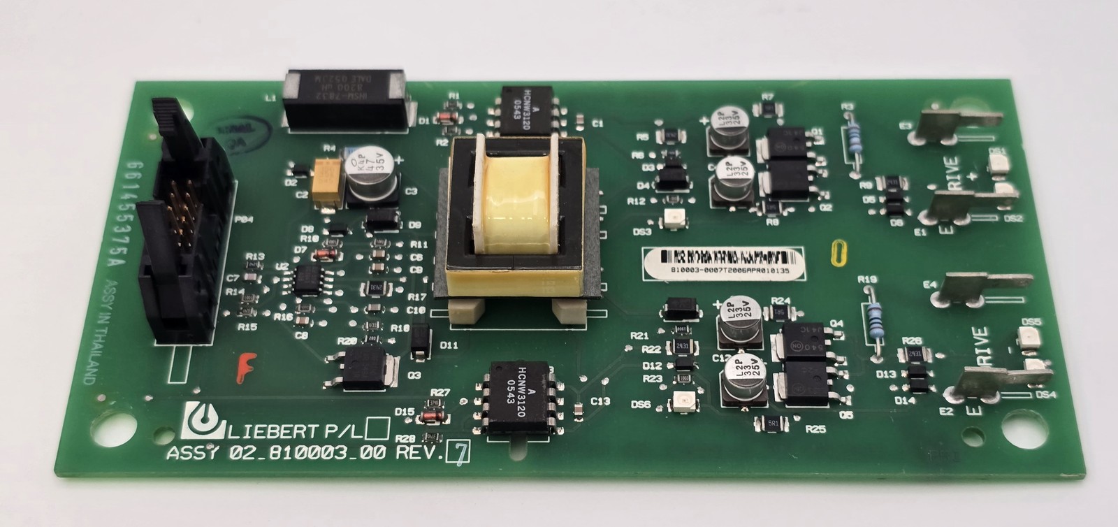 Liebert 02-810003-00 Control Circuit Board REV 7 PCB Assembly UPS System