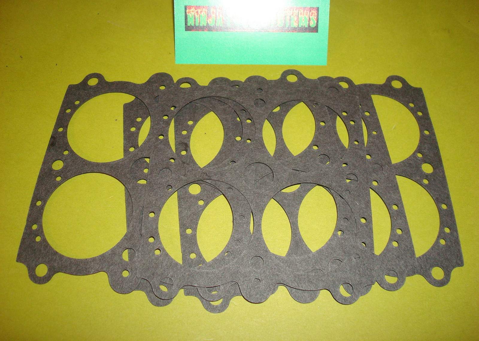 5 PACK OF THROTTLE BODY GASKET FOR HOLLEY 650 750 1 11/16 BORE MAIN BODY TO BASE