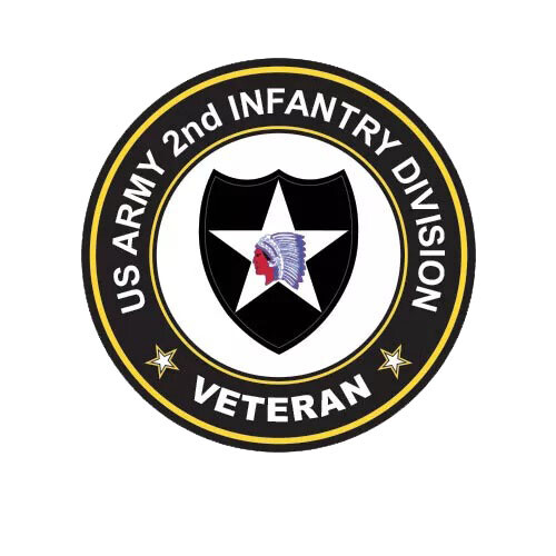 2nd Infantry Division Veteran Sticker Decal