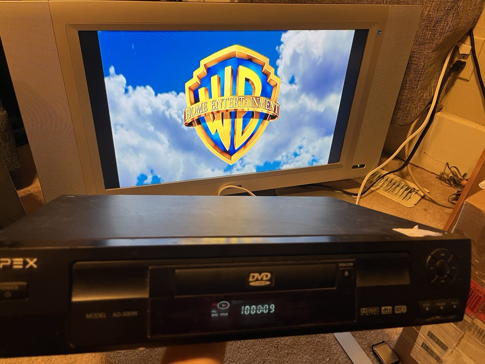 Apex Model AD-500W DVD Player Black Tested Fully Functional. No Remote.