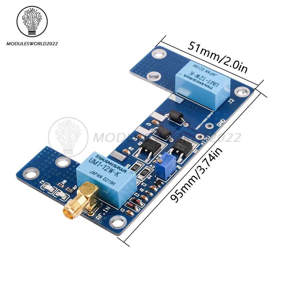 RF Power Amplifier Board Transceiver Circuit PCB Module for 1-5W Walkie-talkie