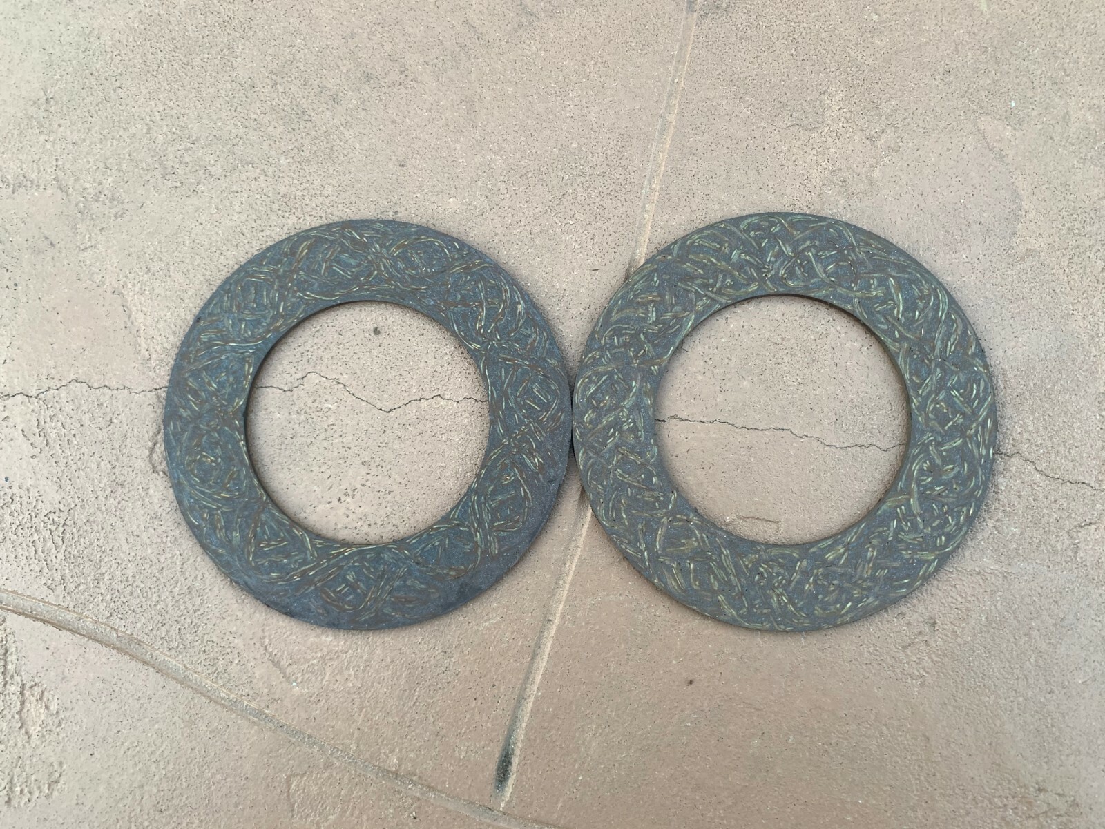 2-SLIP CLUTCH FRICTION DISC/LININGS- 6"X 3.6"-Sidewinder 27683SW (415)