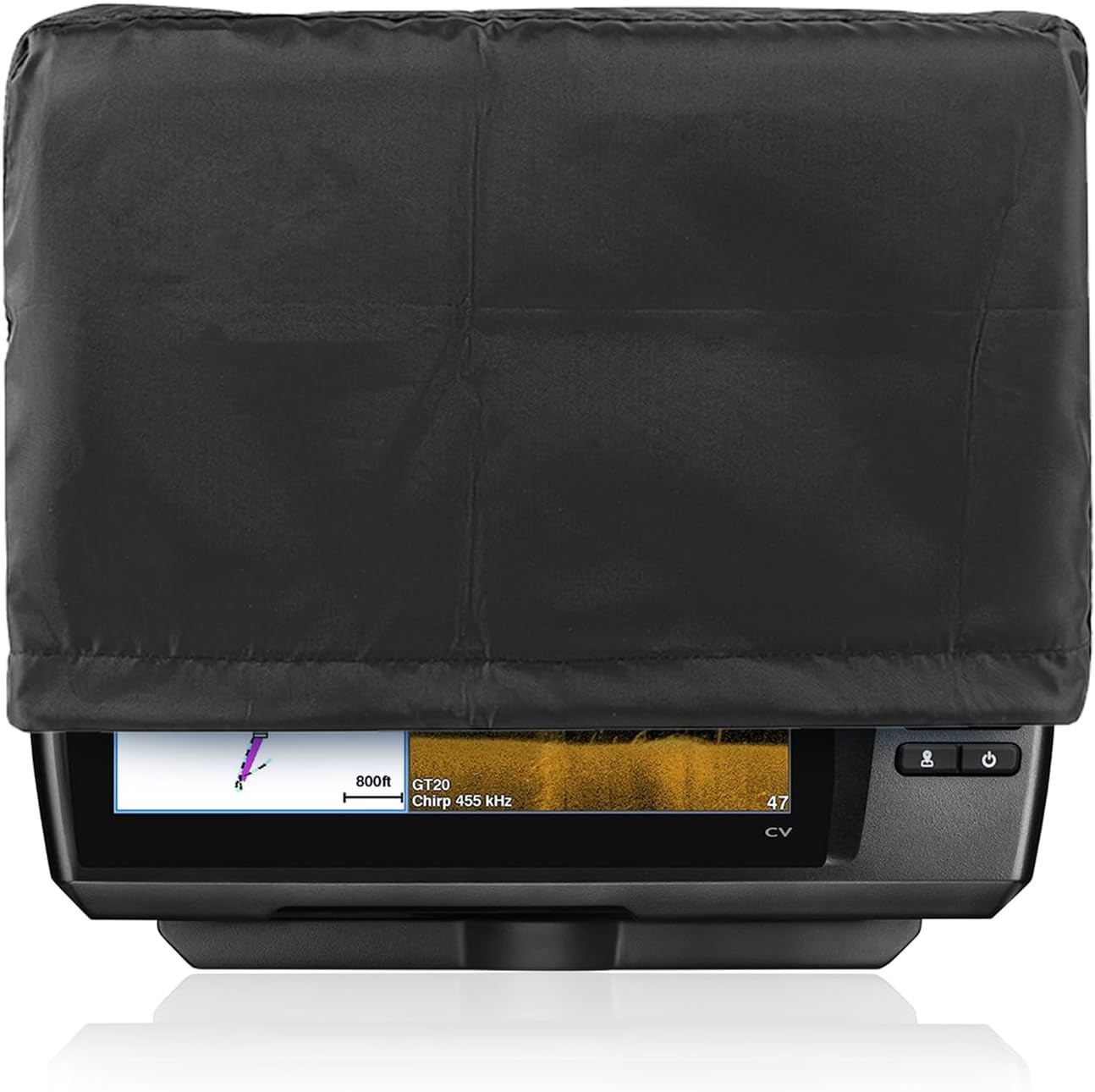 Fishfinder Cover 3-10In,Depth Finder Oxford Fabric Waterproof Protection Accesso