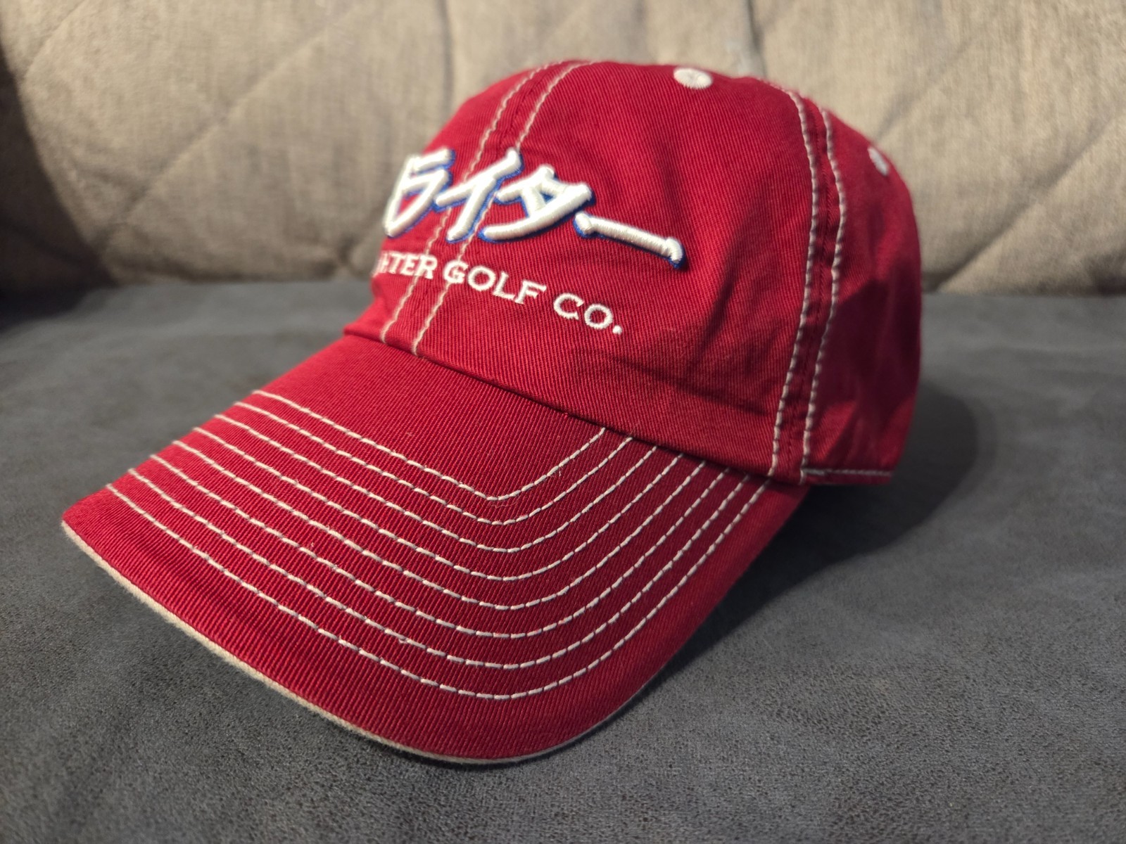 Slighter Golf Hat/Cap Red Adjustable ⛳ ⛳⛳