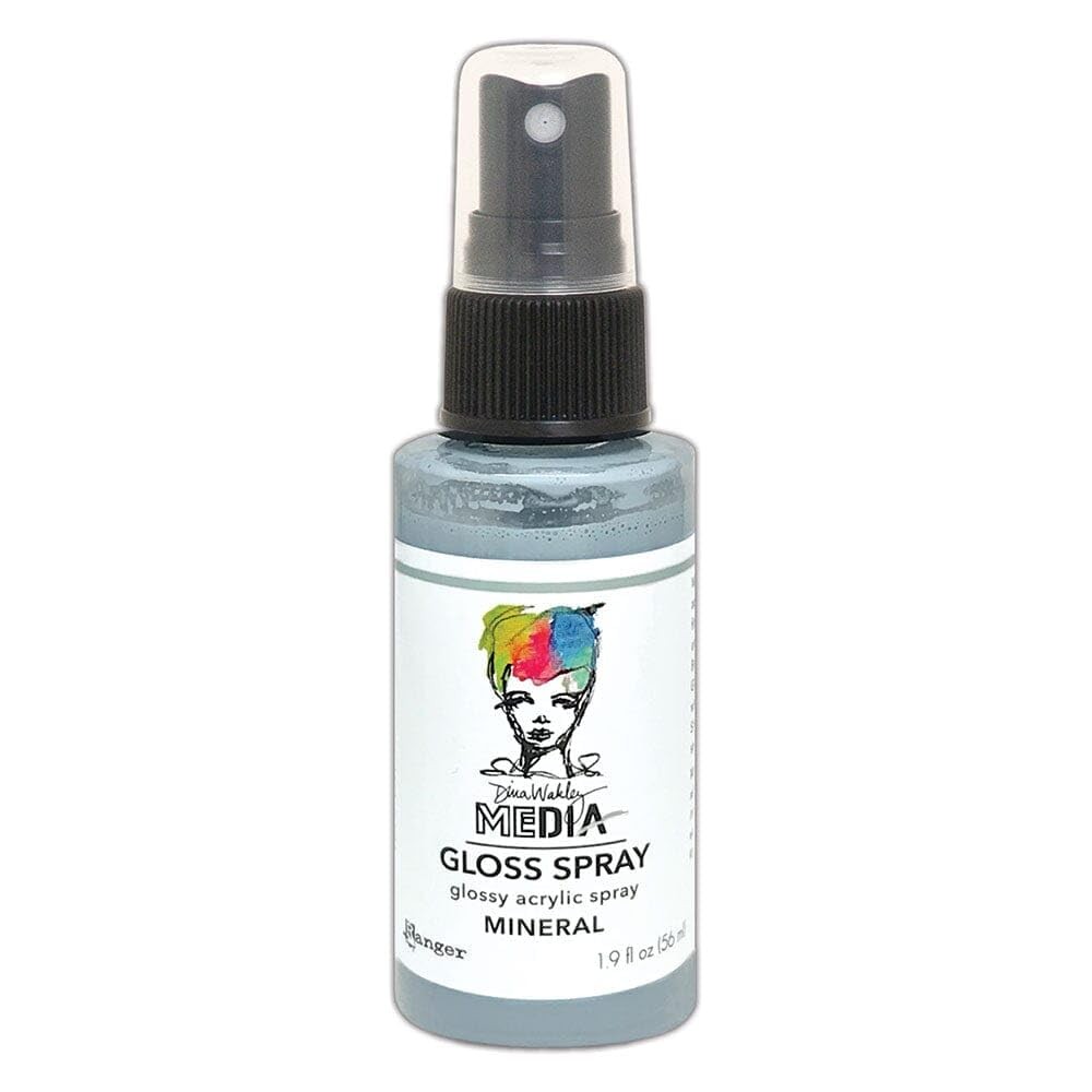 Dina Wakley Media Mineral DW Gloss Sprays,Stamps