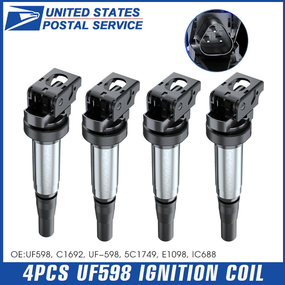 UF598 4x Ignition Coils for Mini Cooper Countryman Cooper Paceman Cooper 1.6L