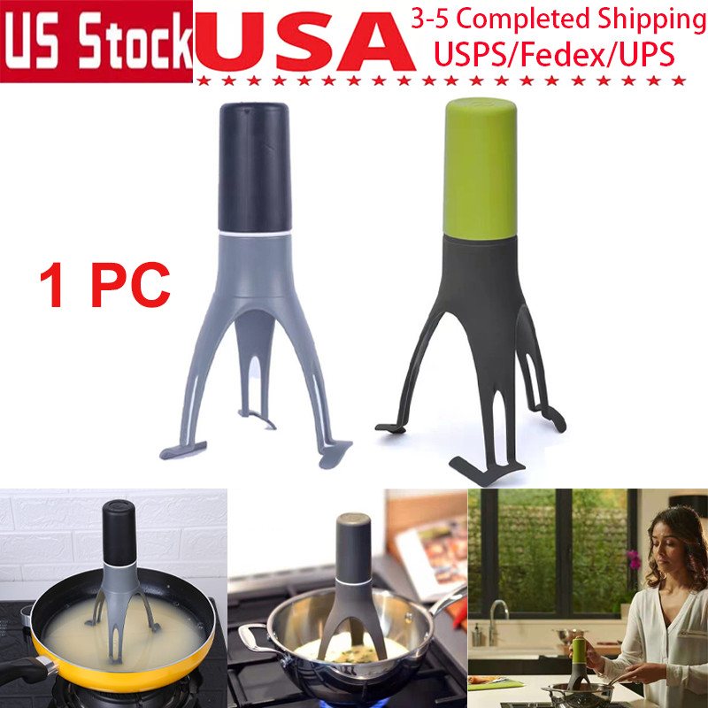 Automatic Pan Stirrer Stirr With Battery Stirr Plus New Open Box Green & Black