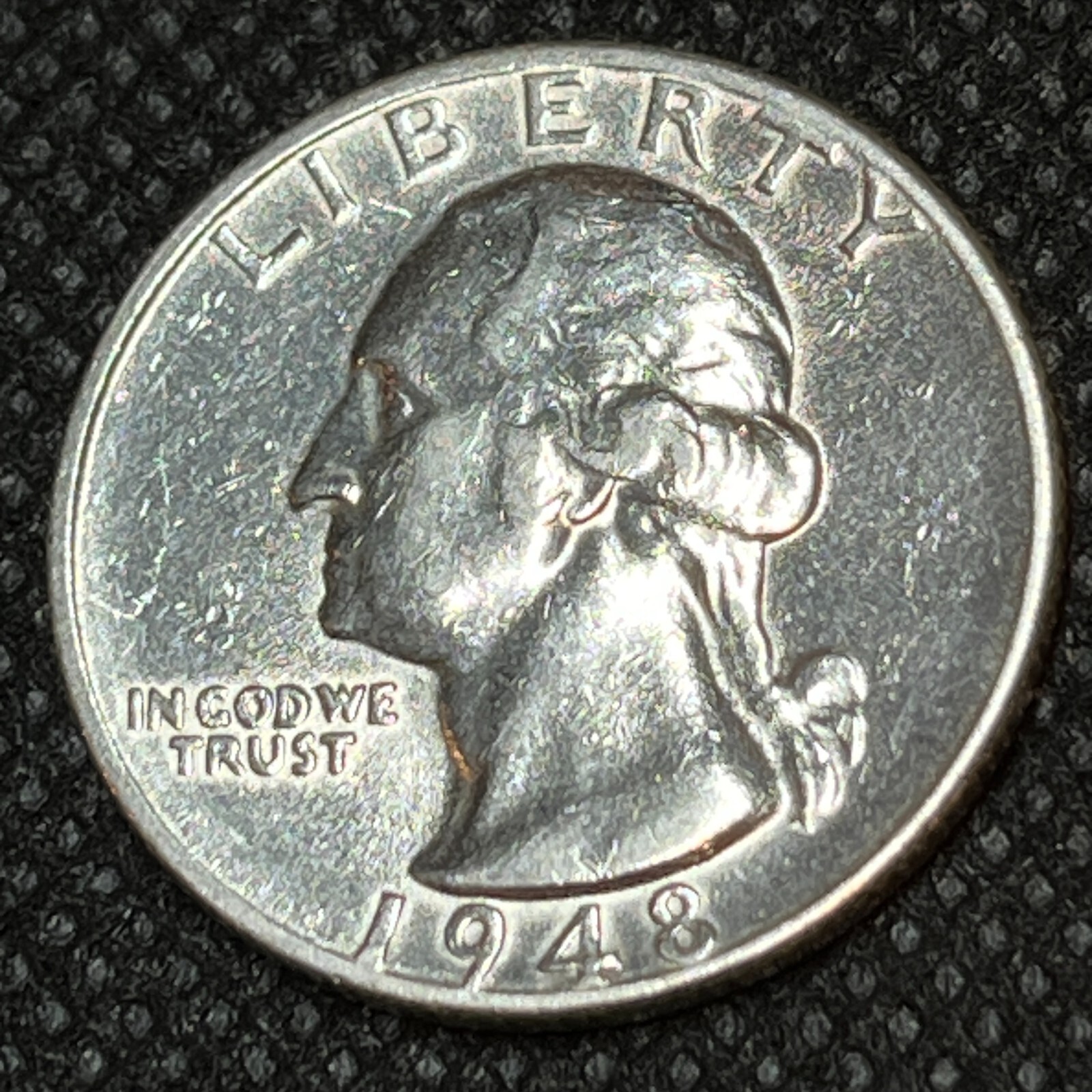 1948 S WASHNGTON QUARTER SILVER #798