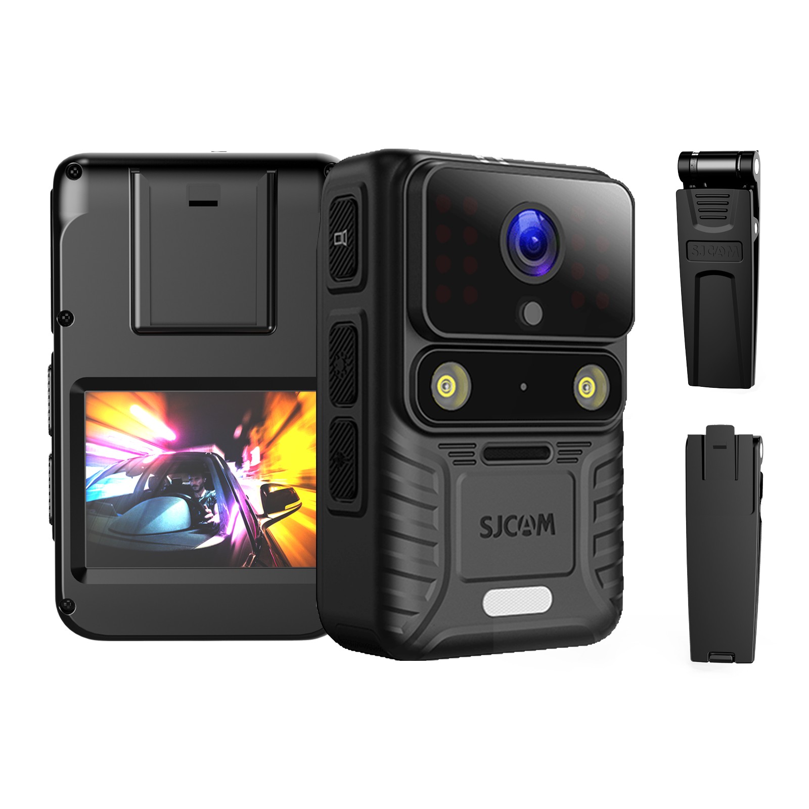 SJCAM 4K UHD Police Body Camera Wearable Bodycam with Audio and Video Recording