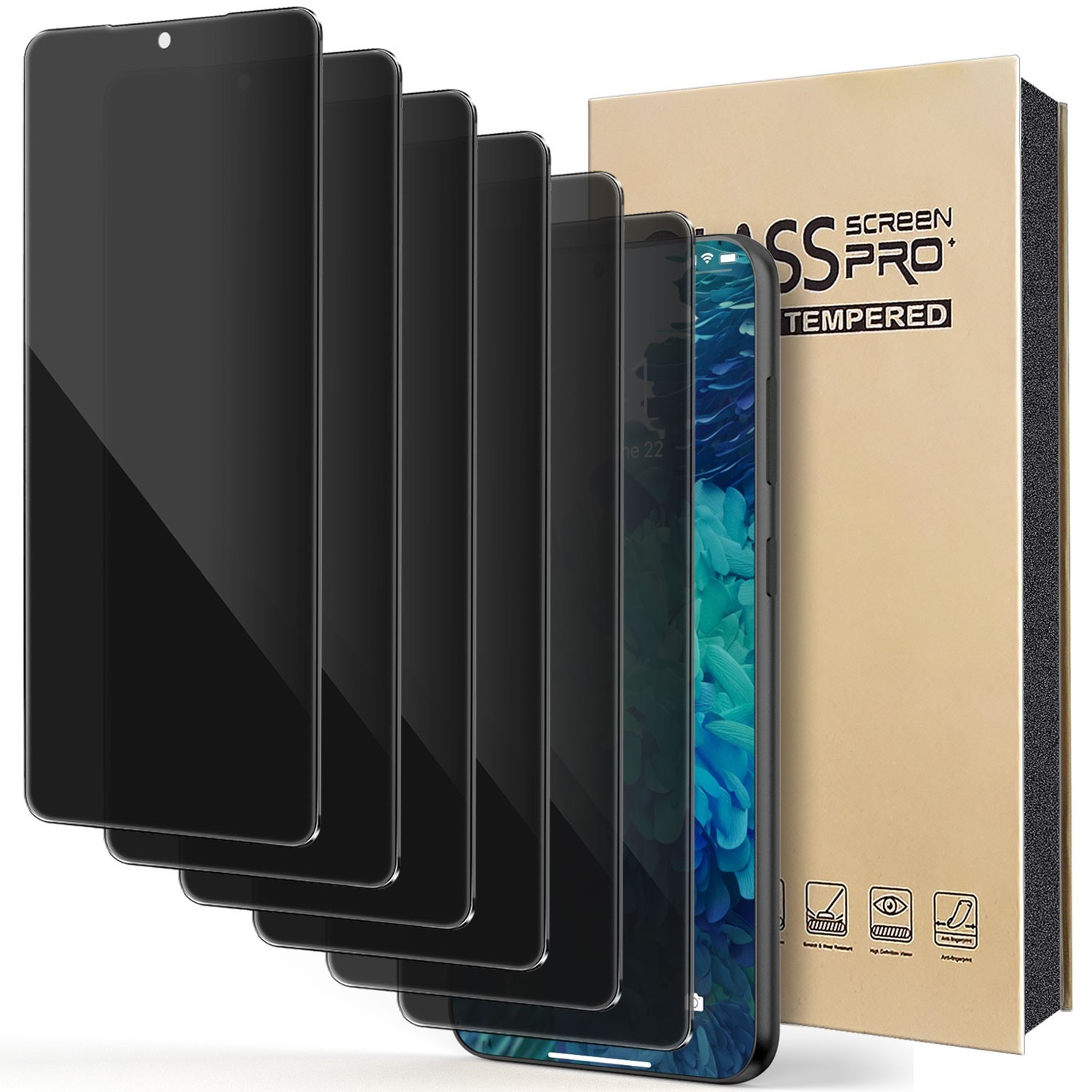 For Samsung Galaxy S20 FE 5G Privacy Anti-Spy Tempered Glass Screen Protector