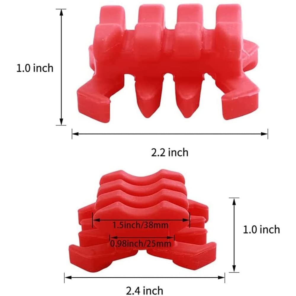 SOPOGER Bow Limb Dampeners for Compound Crossbow Red