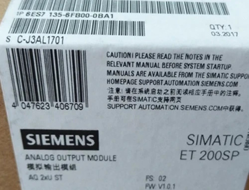 Siemens 6ES7135-6FB00-0BA1 / 6ES7 135-6FB00-0BA1 Analog Output Module New In Box