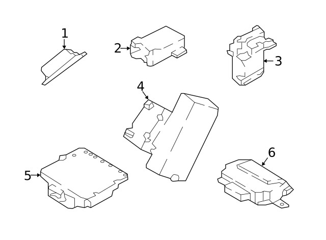 Genuine Ford Trailer Brake Control Module FL3Z-19H332-E